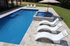 Imagine Pools The Celebration With Tanning Ledge Pool Fiberglass Swimming Pools Swimming Pools