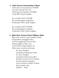 Lirik Lagu Ibadah 08 Juli 2018 Pdf