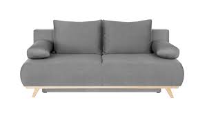 Si vous avez l'habitude de recevoir des amis, mais que votre appartement ne dispose pas assez de chambres, ce sofa offre une véritable solution. Canape Convertible Laria Gris Clair Homifab