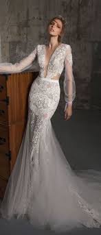 Long Sleeved Wedding Dress Tight And Tight Boho Wedding Dress Lior Charchy Fall Dre Tight Wedding Dress Fitted Wedding Dress Wedding Dress Long Sleeve
