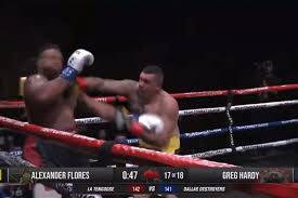 Greg Hardy knocked out in Team Combat League boxing match