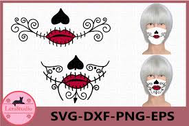 This is an instant download. Sugar Skull Face Mask Svg Skull Mask Svg Sugar Skull Svg 931948 Cut Files Design Bundles