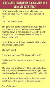 And she told me nothing would make me happier than a diamond ring. Wife Asked Her Husband A Question Husband Jokes Marriage Jokes Relationship Jokes