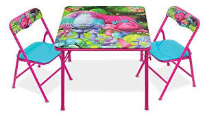 Trolls Activity Table Set With Two Chairs