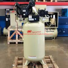 The twin cylinder air compressor has a fully enclosed belt guard and thermal overload protection for safe operation. China 2475x13gh 2475f13gh 2475f14g Ingersoll Rand Truck Mounted Two Stage Gas Driven Reciprocating Air Compressor 13 14 Hp China Ingersoll Rand Single Stage Electric Driven Reciprocating Air Compressor 3 5 Hp