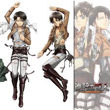 Eren vows to kill the titans. Brand New Levi And Eren Attack On Titan Dakimakura Hugging Body Pillow Case Anime Male3 Sold By Anime Dakimakura Pillow Shop On Storenvy