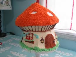 Toadstool House Cake House Cake Giant Cupcake Mould Giant Cupcakes