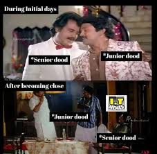 This domain is for use in illustrative examples in documents. Senior Dood And Junior Dood Relationship Be Like Meme Tamil Memes