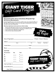 Redeem giant gift card in store. Fillable Online Gift Card Form Giant Tiger Fax Email Print Pdffiller