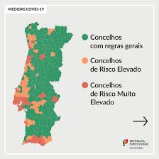 Em risco elevado estarão 86 concelhos, com entre 240 e 480 casos por 100 mil habitantes; Ag43brfhramn4m