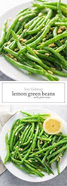 Low Fodmap Lemon Green Beans With Pine Nuts Recipe Low Fodmap Diet Recipes Fodmap Friendly Recipes Fodmap Diet Recipes