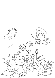 Dibujos Para Colorear De Primavera