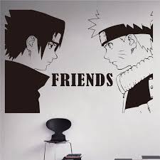 Kertas art carton bahan frame : Naruto And Sasuke Head Silhouette Wall Anime Sticker Living Room And Home Bedroom Kids Room Decoration A001291 Buy Cheap In An Online Store With Delivery Price Comparison Specifications Photos And Customer