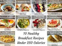 10 Healthy Recipes Under 250 Calories 10 Healthy Breakfast Healthy Breakfast Recipes Healthy Breakfast