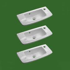 wall mount small vessel sink with