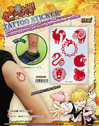 399 Anime Shop Is Under Construction Seven Deadly Sins Tattoo Seven Deadly Sins Sin Tattoo