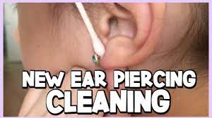How To Clean Your Newly Pierced Ears Piercing Aftercare Piercing Aftercare Ear Piercings Aftercare