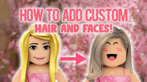 Tiger chase fear face roblox roblox rosto roupas de menina. How To Add Custom Hair And Faces To Your Roblox Gfx Mxddsie Youtube