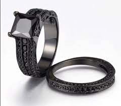 New S925 Black Gunmetal Wedding Ring Set Engagement Ring For Sale In Davie Fl Offerup Diamond Wedding Rings Sets Wedding Ring Sets Engagement Ring Settings