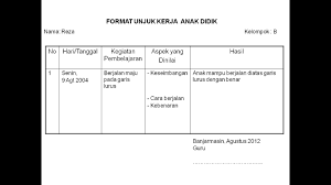 Maybe you would like to learn more about one of these? Contoh Format Evaluasi Dan Penilaian Paud Anak Paud Bermain Belajar
