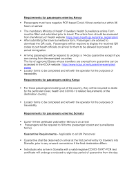 Tests are turned around typically within 24 hours* of receiving the sample at. Https Logcluster Org Sites Default Files Updated Requirements For Passengers To And From Somalia Kenya Pdf