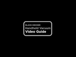 Black And Decker Hand Vacuum Filter Hnv220b Black Decker Hand Vacuums How To Clean The Vacuum Filter Youtube