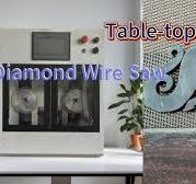tabletop small CNC diamond wire saw SG15 for for laboratory ...