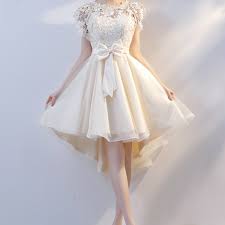 This short bridal dress could be made as a long wedding gown and in a different color as well. Top 10 Most Popular Black Wedding Dress Short In Front Near Me And Get Free Shipping A351