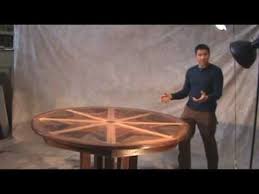 Pin By Gretchen In Seattle On Watch This Expanding Round Table Round Wood Dining Table Round Dining Table