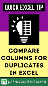 Comparing Two Columns To Highlight Duplicates In The Same Row Excel Conditional Formatting Pakaccountants Com Excel Tutorials Excel Excel Hacks