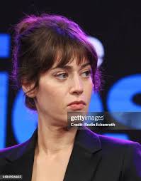 Jess Cagle and Julia Cunningham during an interview with the cast of...  News Photo