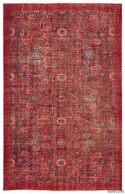 turkish vintage rug hand woven in 1960 s and in very good condition piles of this rug were trimmed in order to give a contemporary look