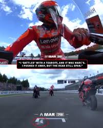 Alex Marquez's eventful start in the Sprint 😬 Had to remove his brother's tear-off from the start box, an issue at the start and then contact with his teammate. #MotoGP #CzechGP