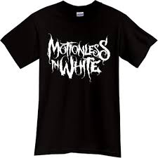 Black And White Rock Band Pictures Motionless In White Rock Band Black White T Shirt Tee Motionless In White Metal T Shirts Tee Shirts