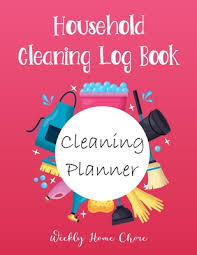 Household Cleaning Planner Weekly Cleaning Planner And