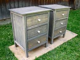 3 Drawer Night Stands Do It Yourself Home Projects From Ana White Pallet Furniture Bedroom Bedroom Diy Bedroom Night Stands