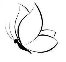 Pin By Cassie Price On Digi Stamps Easy Butterfly Drawing Butterfly Drawing Simple Butterfly