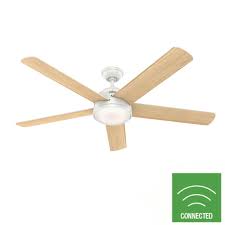 Free shipping and free returns on prime eligible items. Hunter 60 Wifi Romulus White Ceiling Fan With Light Kit And Remote 9693388 Hsn
