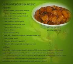 Pineapple Curry Recipe Siyalla Pineapple Curry Pineapple Curry Recipe Curry Ingredients