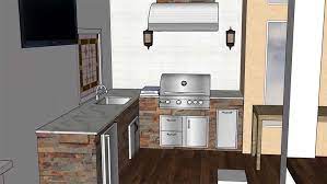 Design the layout of your dream kitchen with this easy to use free kitchen design software and tools, you can choose cabinets, doors, and appliances to fit the exact measurements of your kitchen. Outdoor Kitchen Planning Design Service Free 3d Sketch Bbqguys
