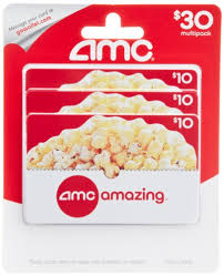 4.6 out of 5 stars 133. Amazon Com Amc Theatre Gift Cards Multipack Of 3 10 Gift Cards