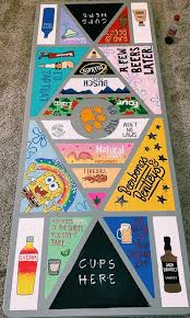 Pin Von Brenna Auf To Draw Bier Pong Tische Bemalte Tische Jugendliche Party Spiele