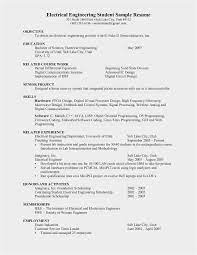 Get inspiration for your resume, use one of our professional templates, and score the job you want. Electrical Engineering Student Resume Format Pdf Resume Resume Sample 14875