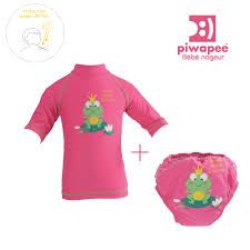 Maillot De Bain Couche Piscine Bebe Nageur Piwapee Motif Rainette