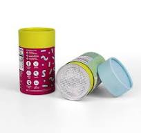 Firstsail Food Grade Safe Airtight Cylinder Packaging Box Powder Spice  Paper Tube Shaker for Salt Cafe