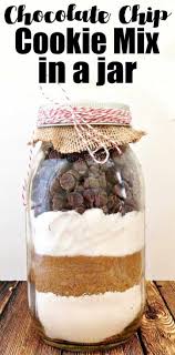 Easy Chocolate Chip Cookie Mix In A Jar Gift And Free Printable Recipe Mason Jar Cookies Mason Jar Cookie Recipes Chocolate Chip Cookie Mix