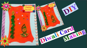 Next, fold a 9 x 12 sheet of black construction paper in half. Easy Diwali Card Making Idea For Kids Diy Diwali Card Making How To Make Diwali Cards Step By Step
