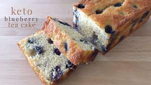 Keto Blueberry Tea Cake Youtube Tea Cakes Blueberry Cake Recipes Low Carb Desserts