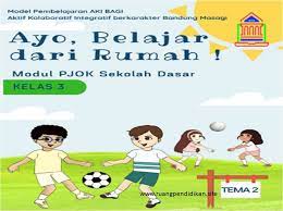 Penggunaannya juga sangan mudah bisa di baca melalui android maupun lewat komputer/laptop. Modul Pembelajaran Jarak Jauh Pjj Pjok Tema 2 Kelas 3 Sd Mi Kurikulum 2013 Ruang Pendidikan