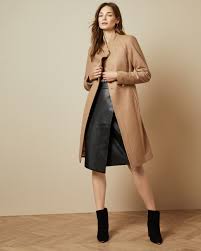 Ted baker drytaa short belted wool wrap coat camel. Long Belted Wrap Coat Camel Jackets And Coats Ted Baker Uk